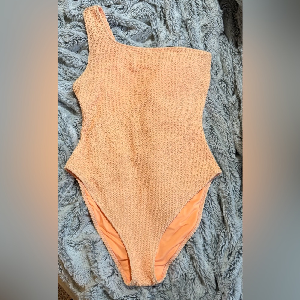 Show Me Your MuMu One-Shoulder Orange One Piece